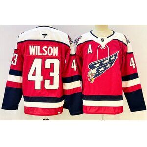 Adult Mens Tom Wilson Red Stitched Jersey